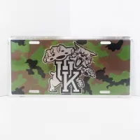 University of Kentucky Camouflage License Plate Sign: Front - Click to enlarge