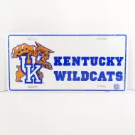 University of Kentucky Wildcats Novelty License Plate Sign: Front