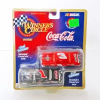 1999 Nascar Dale Earnhardt Jr and Sr 1:64 Coca Cola Racing Family Cars in Package: Front - Click to enlarge