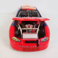 Nascar Jeff Gordon Flames No 24 Monte Carlo Car Bank with Key: Hood Up - Click to enlarge