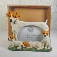 Jack Russell Dogs Photo Frame Holds One 6x4 Picture: Box