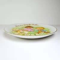 Avon 1983 Mothers Day Plate Titled Love is a Song: Side - Click to enlarge