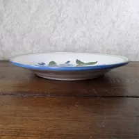 Himark Portugal 12 Inch Handpainted Deep Plate: Side - Click to enlarge