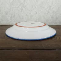 Himark Portugal 12 Inch Handpainted Deep Plate: Bottom Side - Click to enlarge