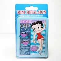 Betty Boop Cafe Refrigerator Magnet: Front - Click to enlarge