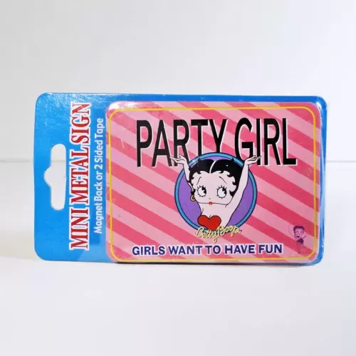 Betty Boop Party Girl Refrigerator Magnet: Front