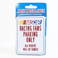 Nascar Fans Parking Only Refrigerator Magnet: Front - Click to enlarge