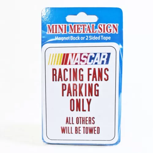 Nascar Fans Parking Only Refrigerator Magnet: Front