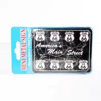 Route 66 America’s Main Street Refrigerator Magnet: Front - Click to enlarge