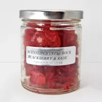 Blackberry and Sage 1/2 lb Scented Crystal Rocks - Click to enlarge