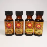 L4 Scented Fragrance Oils in 4 half oz Amber Bottles: All