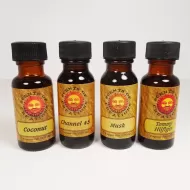 L6 Scented Fragrance Oils in 4 half oz Amber Bottles: All