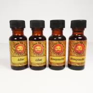 L7 Scented Fragrance Oils in 4 half oz Amber Bottles: All