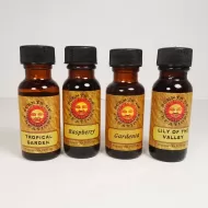 L10 Scented Fragrance Oils in 4 half oz Amber Bottles: All
