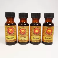 L11 Scented Fragrance Oils in 4 half oz Amber Bottles: All - Click to enlarge