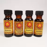 L13 Scented Fragrance Oils in 4 half oz Amber Bottles: All - Click to enlarge