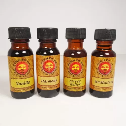 L14 Scented Fragrance Oils in 4 half oz Amber Bottles: All