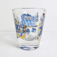 The Ozarks Vintage Shot Glass Travel Souvenir: Back - Click to enlarge