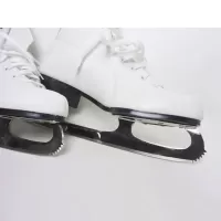 Vintage Women Size 9 Shoe Ice Skates Lake Placid Flyer: Blades - Click to enlarge