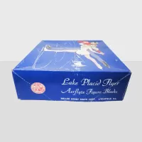 Vintage Women Size 9 Shoe Ice Skates Lake Placid Flyer: Box - Name - Click to enlarge