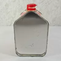 1987 Log Cabin Syrup 100th Anniversary Vintage Metal Tin: Right - Click to enlarge