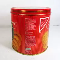 1984 Nabisco Ritz Crackers 50th Anniversary Metal Canister: Left - Click to enlarge