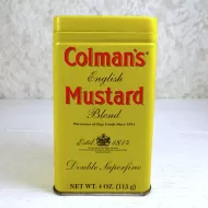 Colmans English Mustard Blend Vintage Metal Spice Tin: Front