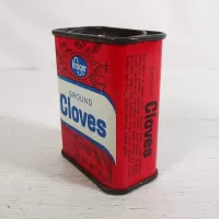 Kroger Ground Cloves True Taste Vintage Metal Spice Tin: Leftish - Click to enlarge