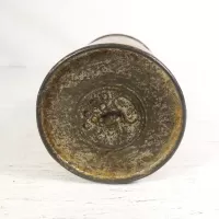 Quaker Maid Rajah Pure Ground Turmeric Spice Tin: Top - Click to enlarge