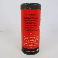 Vintage Hoffco Liquid  Shoe Dressing Cardboard Canister: Right - Click to enlarge