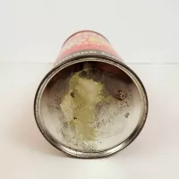 Vintage Hoffco Liquid  Shoe Dressing Cardboard Canister: Bottom - Click to enlarge