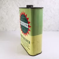Trewax Vintage Wood Cleaner Quart Metal Can Twist Top: Left - Click to enlarge