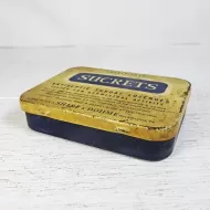 Sharp & Dohme Sucrets Throat Lozenges Hinged Tin: Main