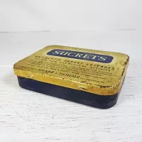 Sharp & Dohme Sucrets Throat Lozenges Hinged Tin: Main - Click to enlarge