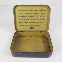 Sharp & Dohme Sucrets Throat Lozenges Hinged Tin: Inside - Click to enlarge