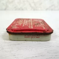 Tabcin Pain Relieving Compound Vintage Metal Slider Tin: Right - Click to enlarge