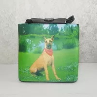 Great Dane Sitting in a Field Shoulder Tote Bag: Back - Click to enlarge
