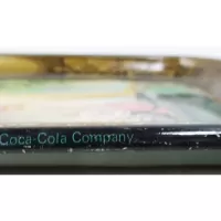 World War One Girl Coca Cola Vintage Metal Tray: Words Rim 4 - Click to enlarge