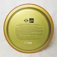 Hilda Clark Round Metal Coke Tray Louisville Kentucky: Bottom - Click to enlarge