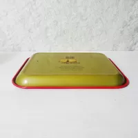 Village Blacksmith 1987 Vintage Coca Cola Metal Tray: Bottom Side - Click to enlarge