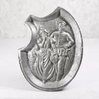 Naughty Waitress Tip Tray or Germaphobia Handshake Tray: Front - Click to enlarge